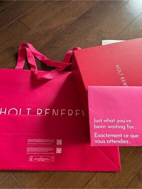 Holt Renfrew gift box and bag set